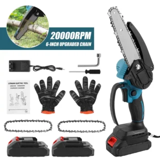Makita – scie à chaîne électrique sans balais de 6 pouces, Mini tronçonneuse portative pour le travail du bois, outil électrique de coupe pour batterie 18V