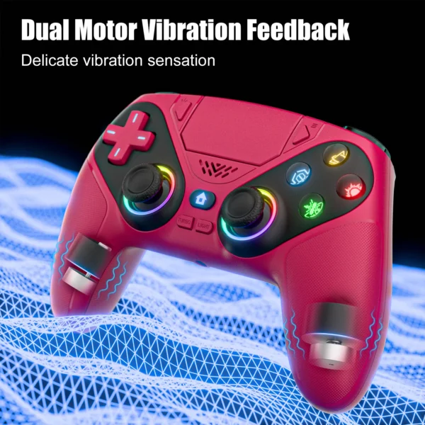 Contrôleur de jeu sans fil Ps5 pour Ps5/Ps5 Pro/Ps5 Slim/Pc avec Joystick Hall, double Vibration, Bluetooth, programmation Turbo – Image 5