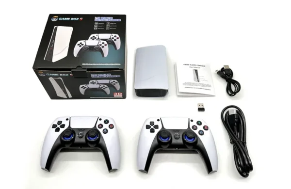 P5 plus pour PS5 plus Console de jeu vidéo 4K HD PSP S905 puce nostalgique jeu vidéo Consolem TV Box 3D Play HDMI 2.4G sans fil