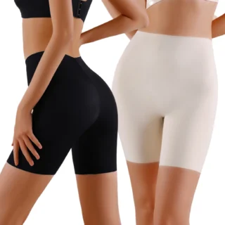 TUNIControl-Culotte short taille haute sans couture pour femme, lifting des hanches, pantalon de sécurité pour glace, sous-vêtement de sport, boxer BoyGoals