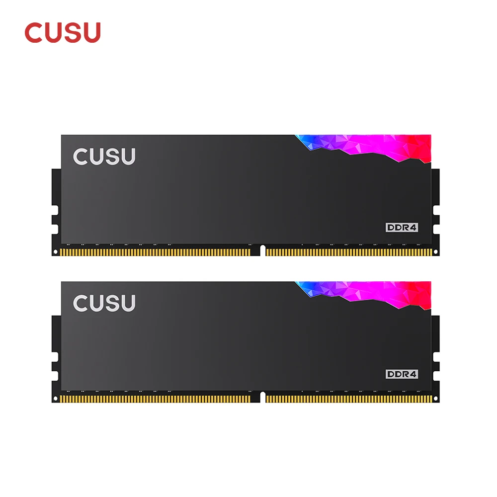 CUSU mémoire Ram DDR4 16gb 3200gb 3600mhz Rgb DDR4 8gb 288pin UDIMM mémoire Ram double canal pour ordinateur de jeu bricolage – Image 2
