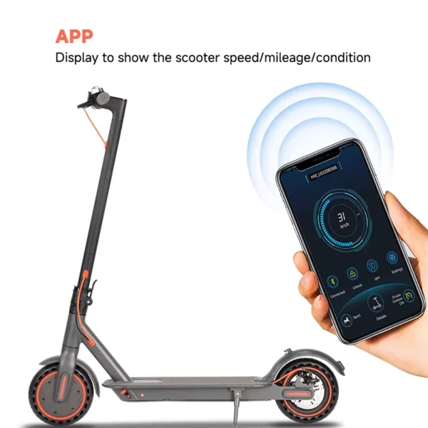 N7PRO-Trottinette Électrique pour Adulte, 350W, 36V 10,4 Ah, Support observateur, Longue Portée 30km, Entrepôt UE – Image 3