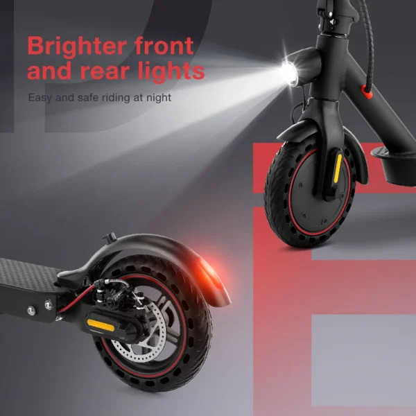 IScooter-Trottinette électrique pliable i9Pro pour adultes, vitesse maximale 30 km/h, 350 pouces, accent d'abeille, 8.5 W, 7,5 Ah – Image 3