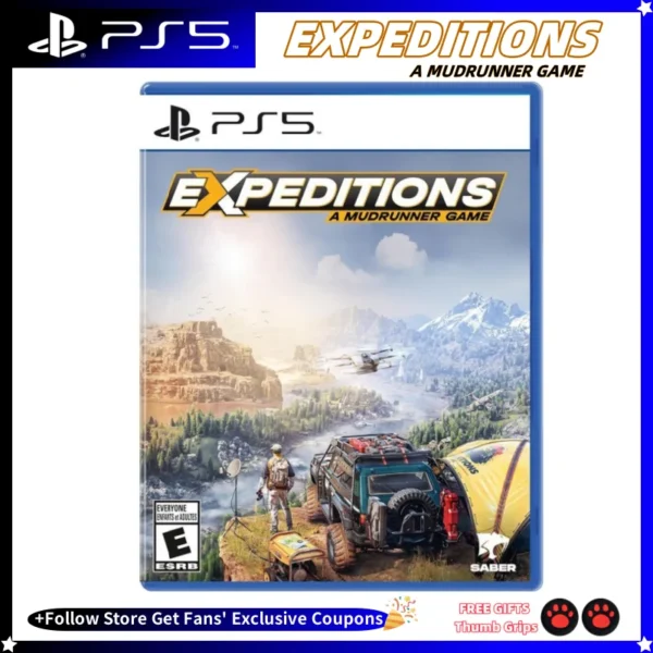 Playstatio5-Cartes de jeu PS5, authentiques, nouvelles extensions CD, une carte de jeu mudrunner