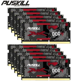 PUSKILL-Mémoire DDR4 pour ordinateur portable, 32 Go x 10, 16 Go x 10, 8 Go x 10, 3200MHz, 2666MHz, 2400MHz, 1.2V, 260 broches, Sodimm