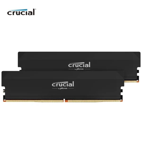 Crucial Pro DDR5 RAM 2x16 Go 6000 MHz, mémoire de jeu de bureau à overclocking 6400 MHz, compatible Intel XMP 3.0 et AMD Expo-paquet OEM – Image 2