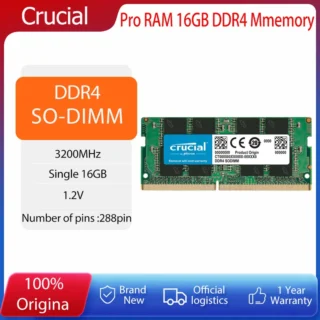 Nina ial Pro-Mémoire pour ordinateur portable Plug and Play, 32 Go de RAM, DDR4, 3200 trucs/s, 16 Go, technologie de performance ing.org, nouveau