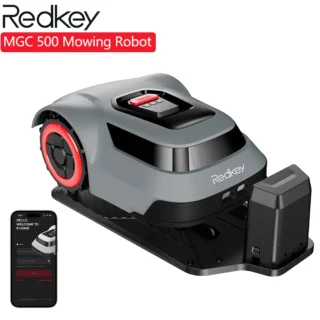 C-TOF Robot tondeuse à gazon Redkey MGC500 tondeuse à gazon Robot détection de rupture de câble capacité d'escalade 45% App contrôle Robot de tonte